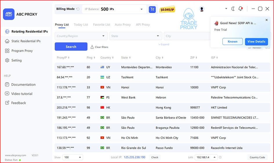Software ABC Proxy